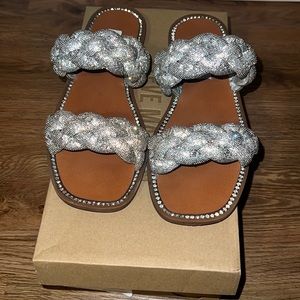 Steve Madden rhinestone sandal